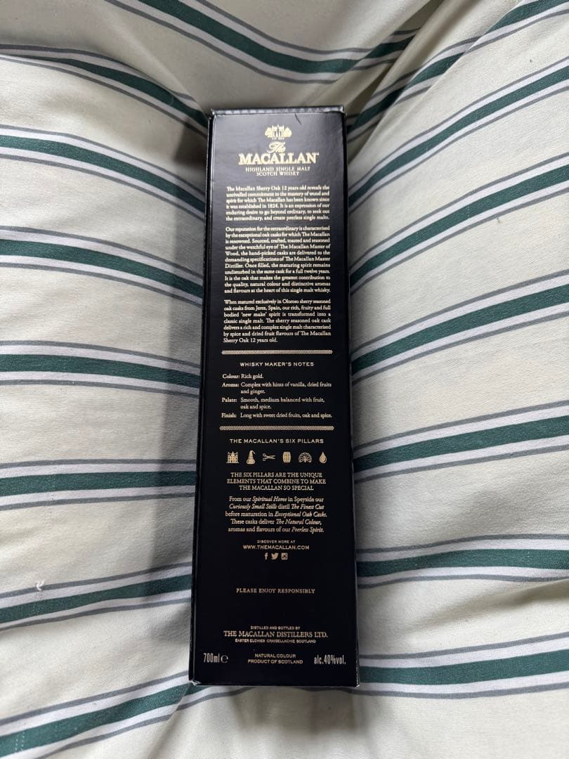 箱付未開封 マッカラン12年シェリーオーク 700ml Macallan 12y