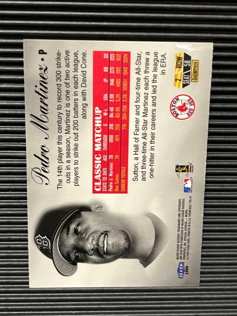 メジャーリーグ　カード　Pedro Martinez