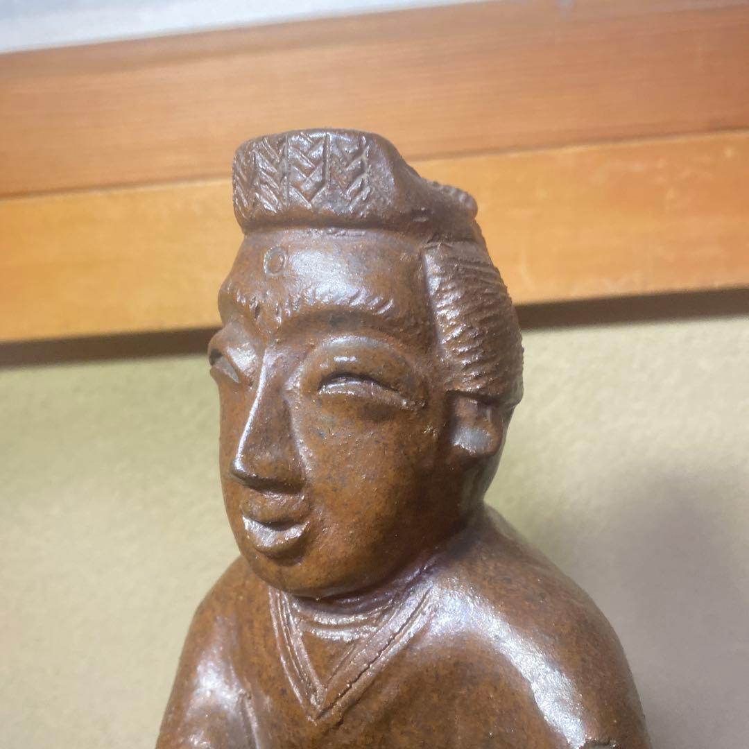 陶器製　マリヤ観音置物