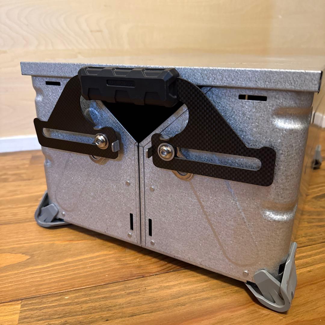 スノーピークコンテナ　蓋付きハンドルカスタム