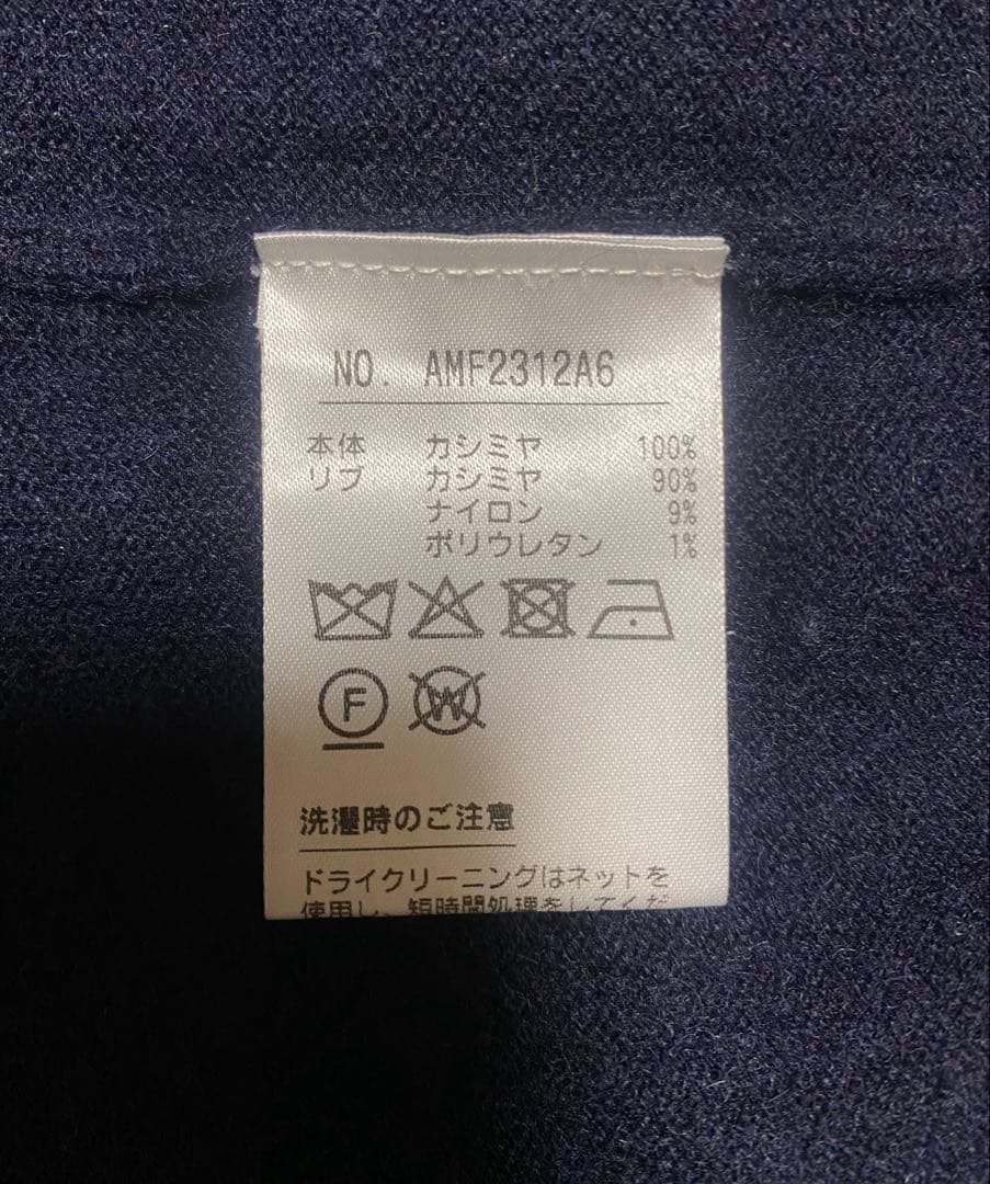 アンパスィ and per se カシミヤ クルーネックセーター メンズ