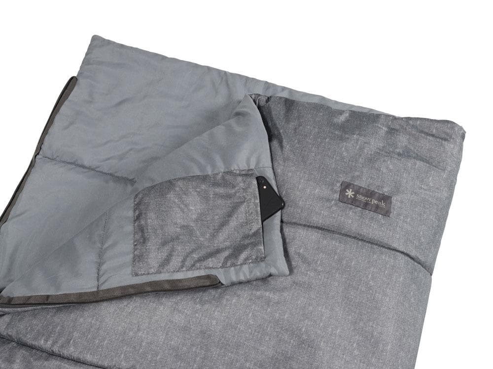  peak 寝袋 ２個セット グレー