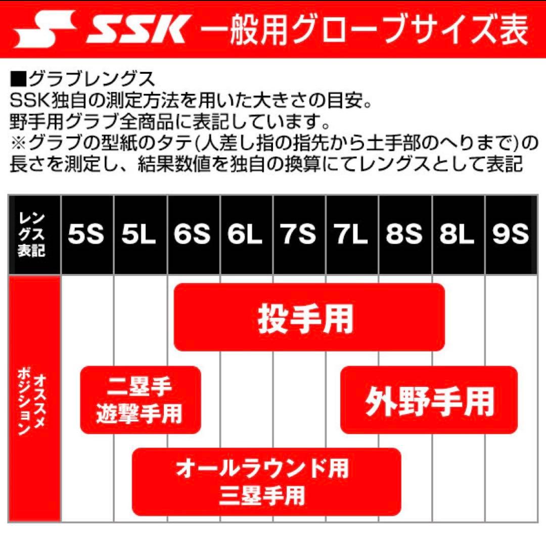 プロエッジ　野球 硬式グローブ 一般　大人　左投げ　グラブ　外野　左利き　SSK