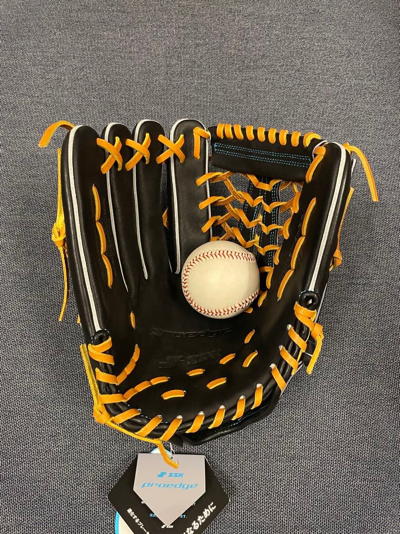 プロエッジ　野球 硬式グローブ 一般　大人　左投げ　グラブ　外野　左利き　SSK