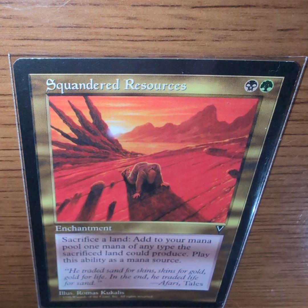 MTG 資源の浪費/Squandered Resources 英語版