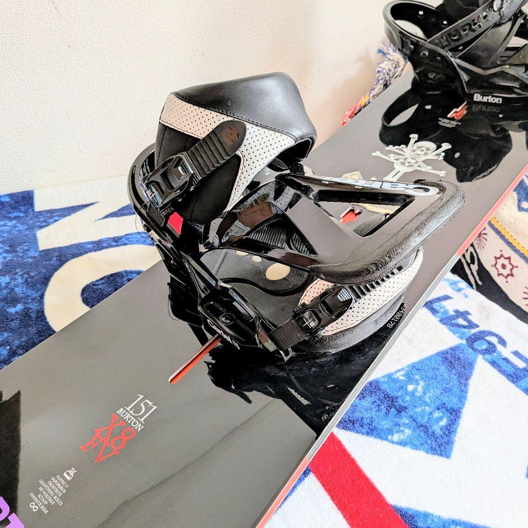 Burton 151 X8FV スノーボード ×BURTON　Cartelセット
