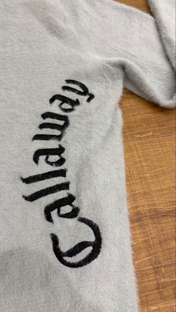 キャロウェイ ゴルフ メンズ ニット ロゴジャガードヘアリーニット グレー