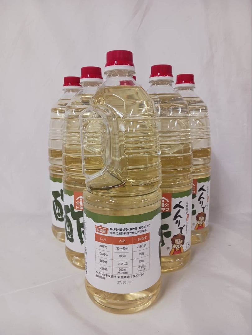 トキワべんりで酢1.8L×6本