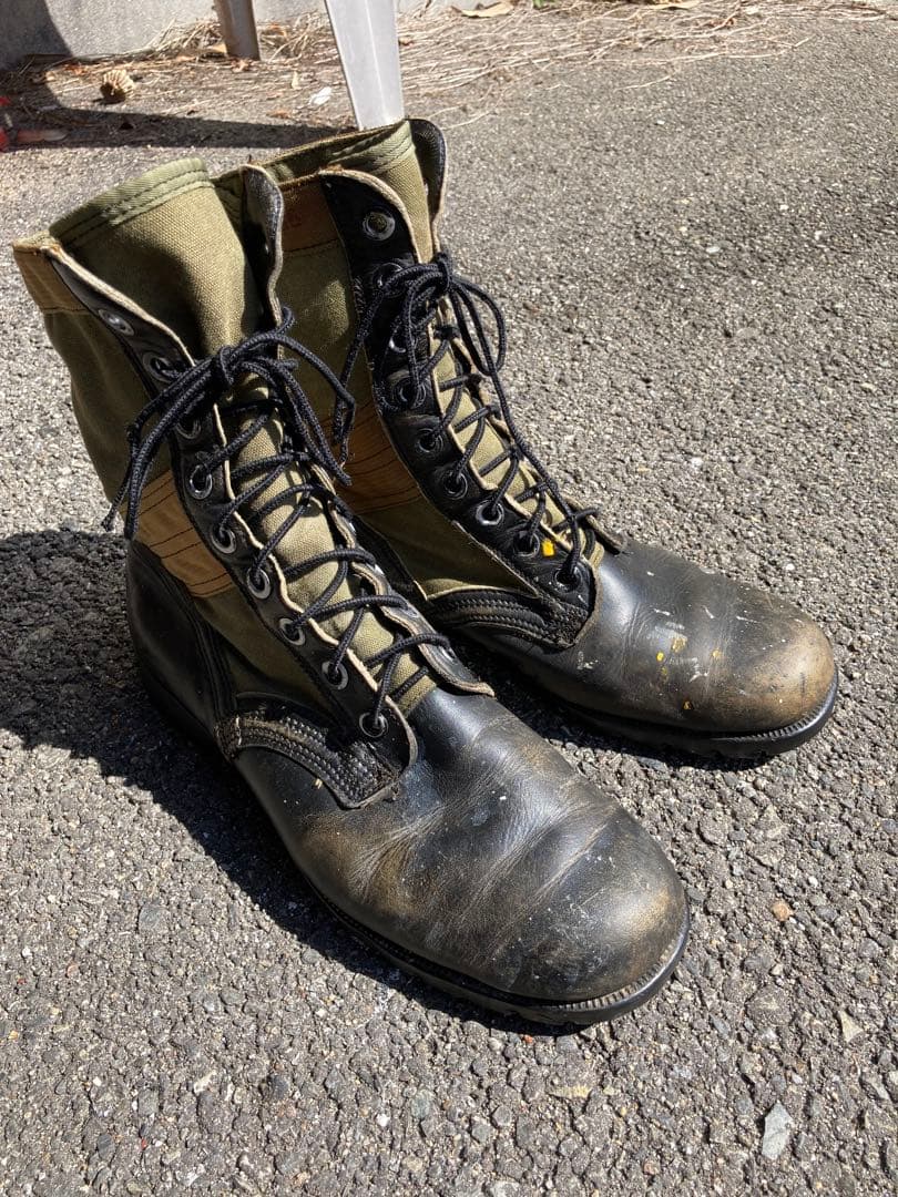 米軍実物　60's ジャングルブーツ　9W ②