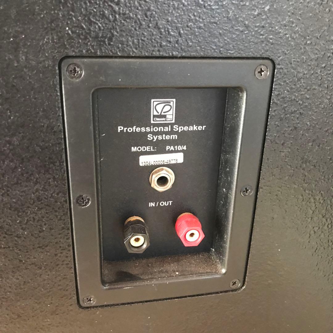 CLASSIC PRO PA10/4 ミキサー PAスピーカー ペア ジャンク