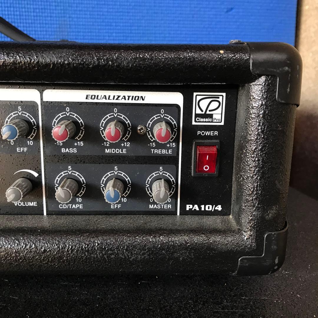 CLASSIC PRO PA10/4 ミキサー PAスピーカー ペア ジャンク
