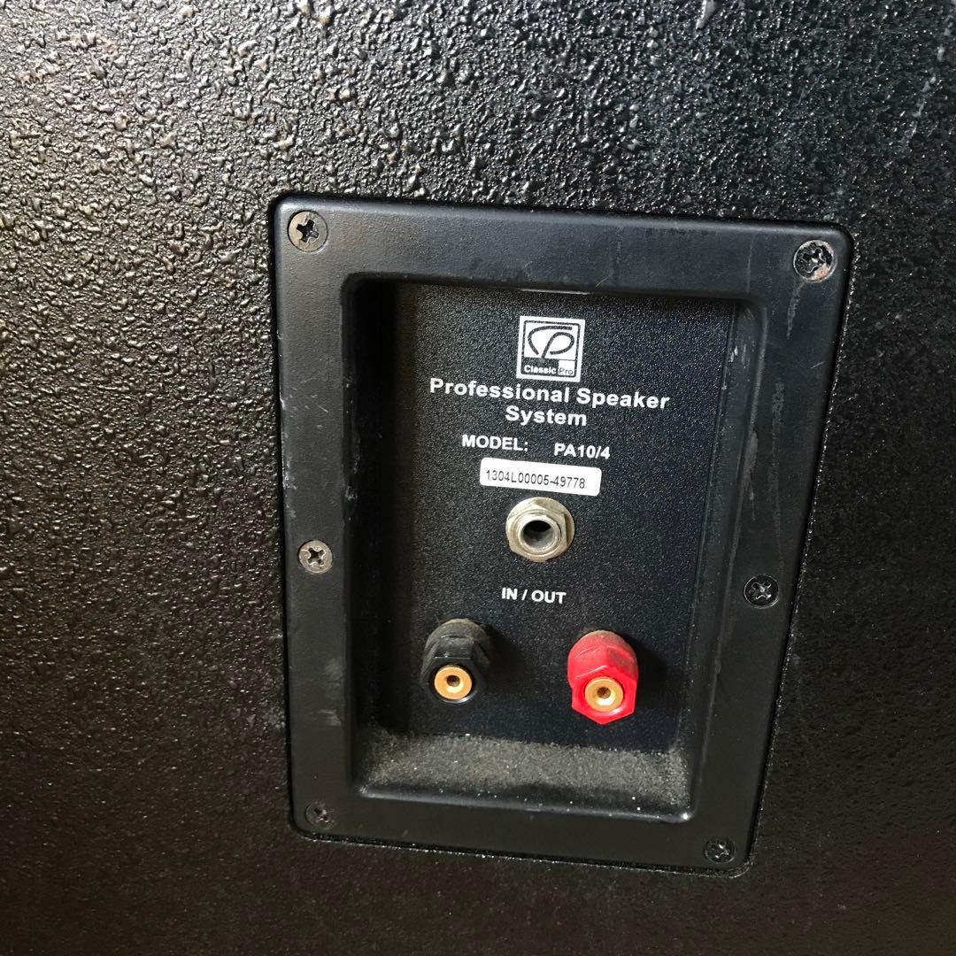 CLASSIC PRO PA10/4 ミキサー PAスピーカー ペア ジャンク