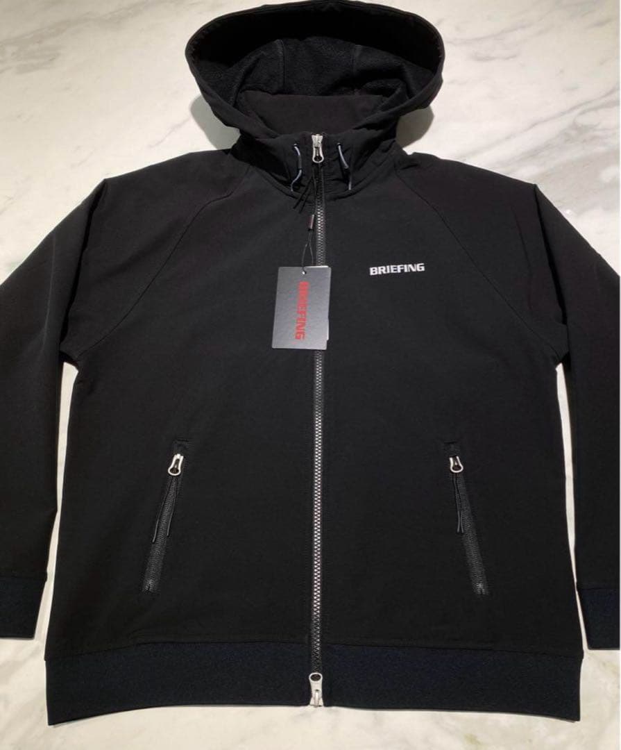 【新品・タグ付き】BRIEFING レディース パーカー フリース 黒 L