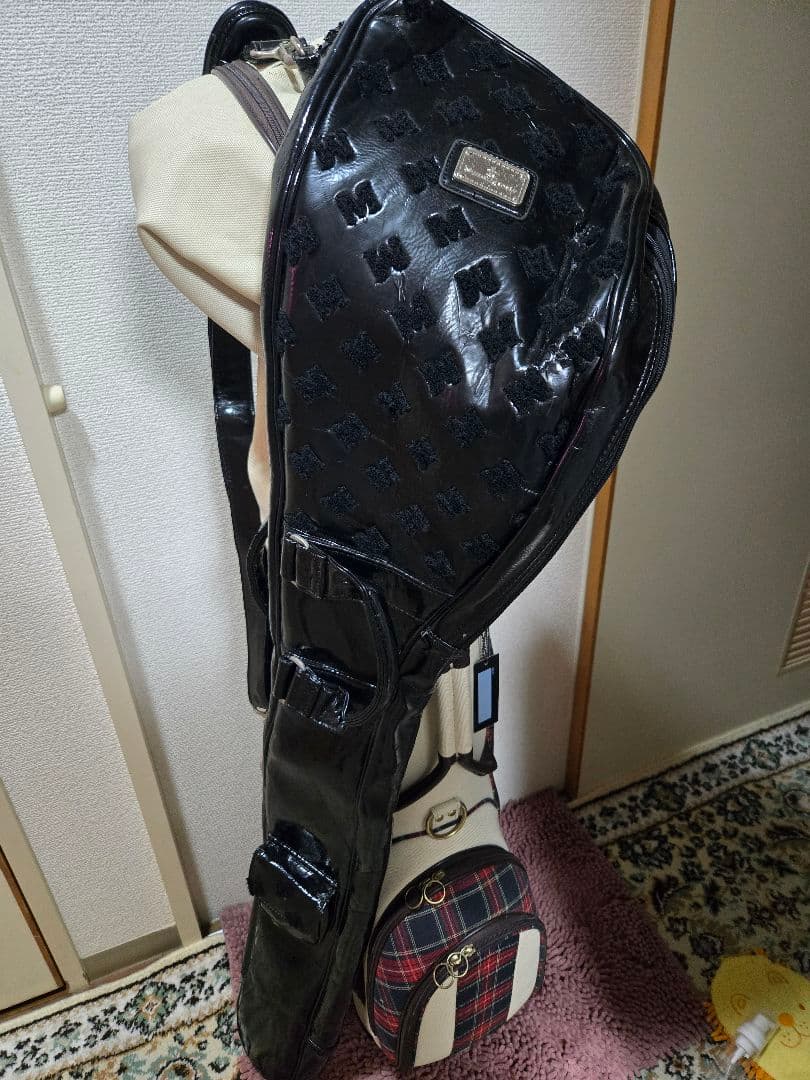 未使用品コラッジオキャディバッグ　マンシングウェア練習用ケース　２点セット