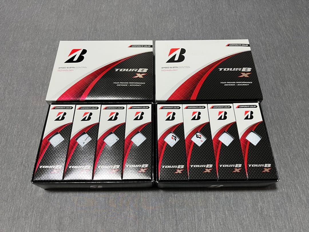 ブリヂストン　ゴルフボール　ツアーBX コーポレートカラー　2ダースセット