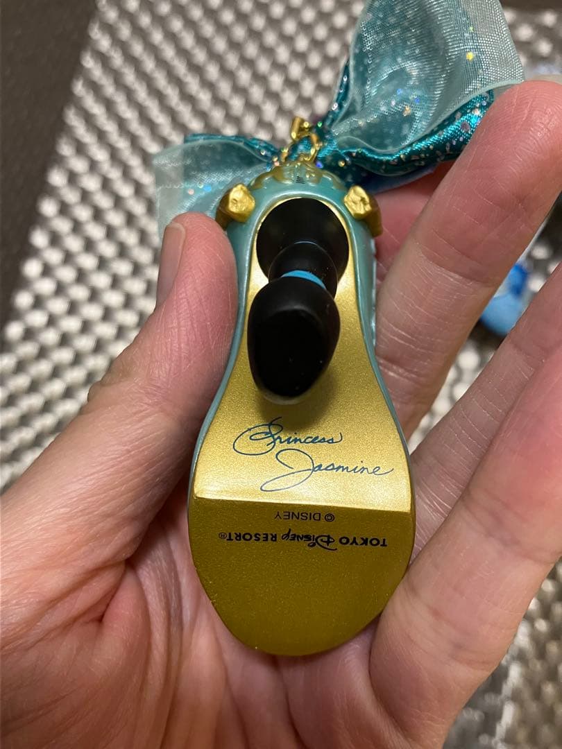ディズニー　プリンセス　靴型キーホルダー