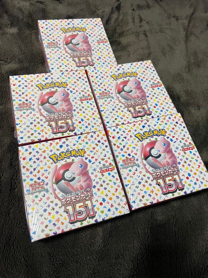 【新品】ポケモンカードゲーム ポケモンカード151 5BOX