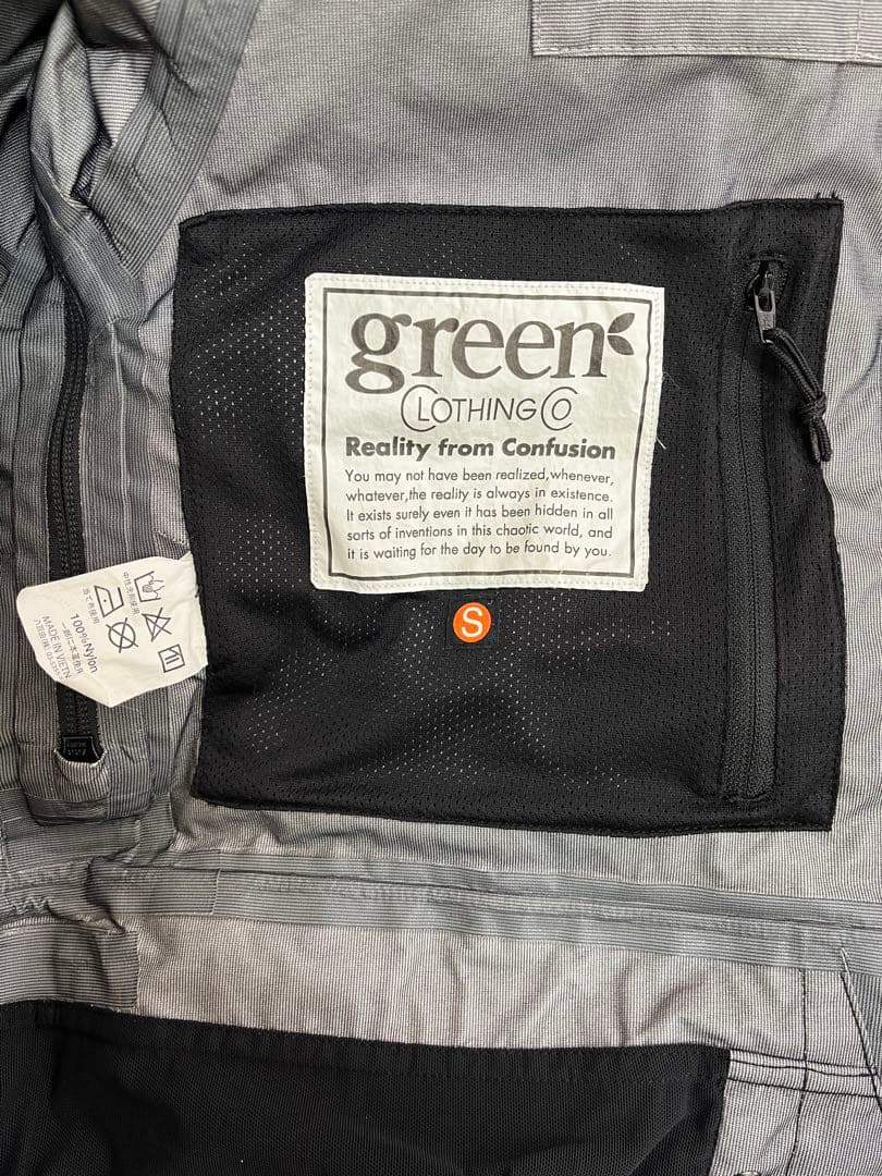 greenclothing HEAVY JACKET Sサイズ