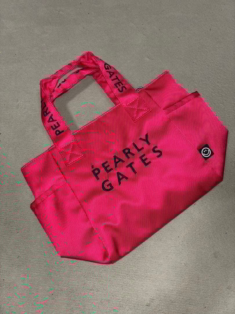 （新品）パーリーゲイツ 、カートバッグ、ラウンドバッグ、パッションピンク色