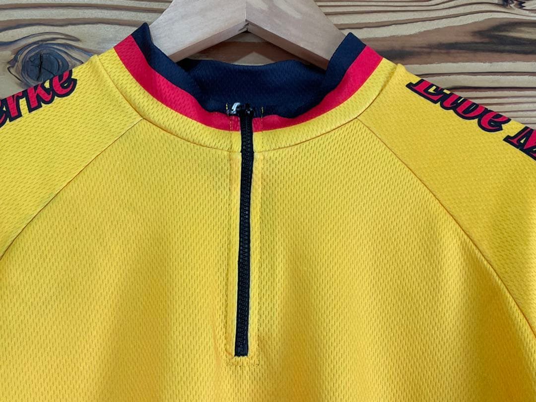 B03268 シェルShell サイクリングジャージ　古着　ヴィンテージ　企業