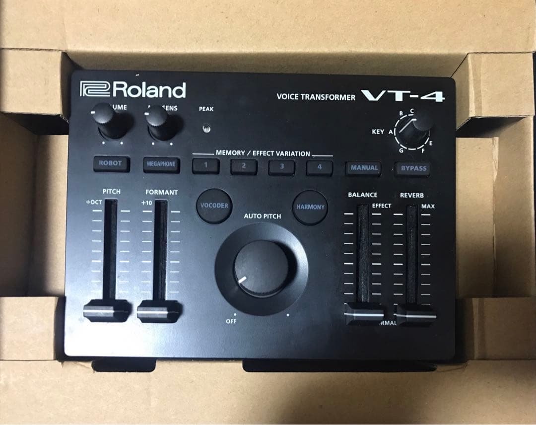Roland VT-4 ボイストランスフォーマー（中古、念のためジャンク扱い）