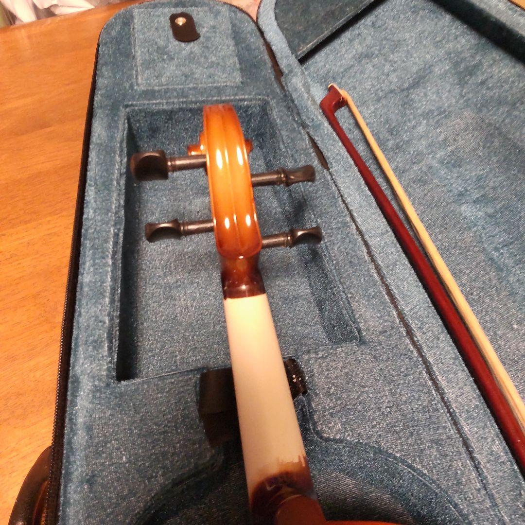 新品！格安！フルサイズバイオリン( 4/4) 本体 茶色 ハードケース付き