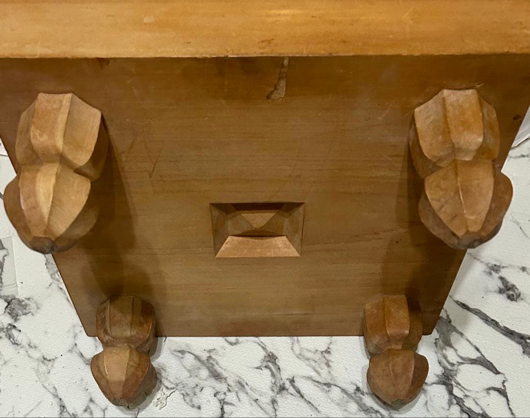 木製囲碁盤 【高級碁盤セット】足付碁盤 高さ27cm