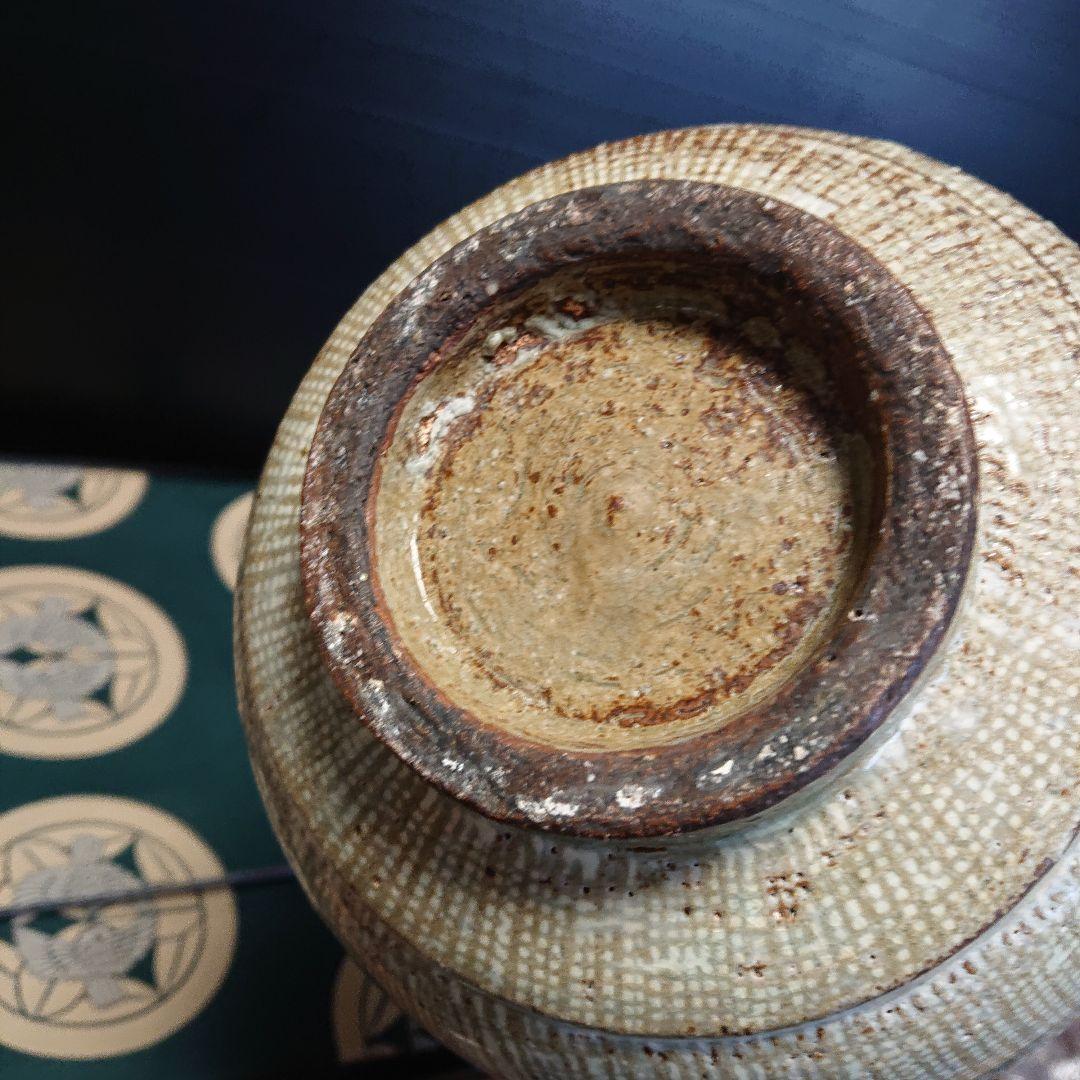 李朝、花三島壺、時代物、花瓶