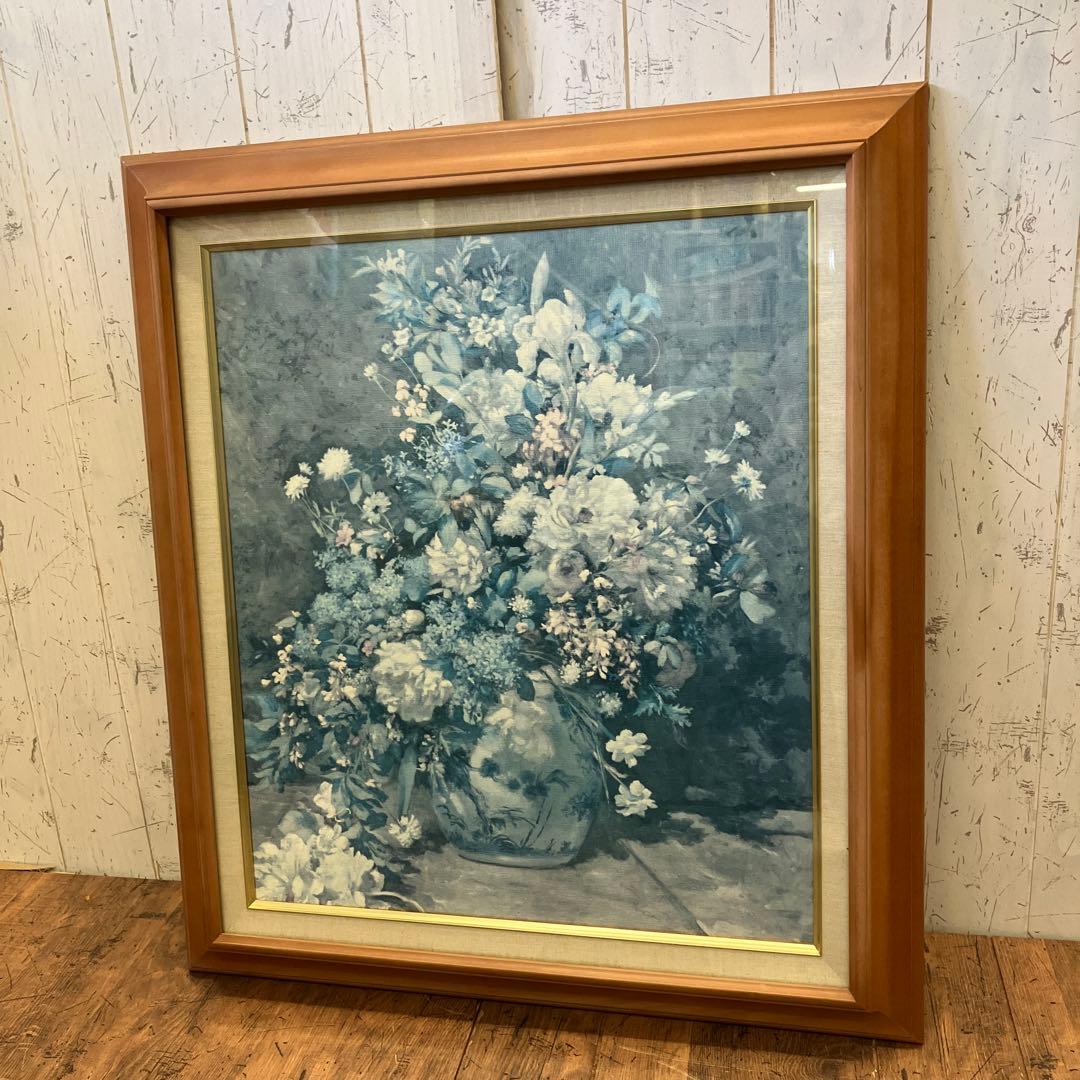 Renoir ルノワール 春の花束 絵画 複製画 複製名画 額縁 額付き 花