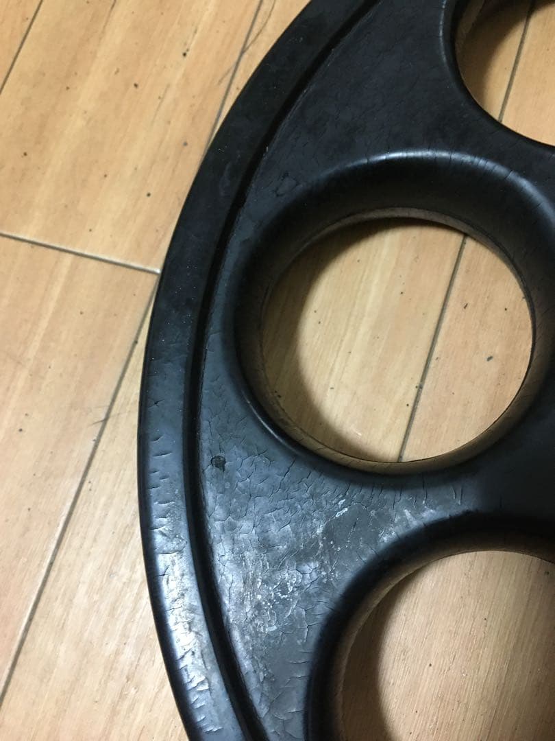 ① IVANKO イヴァンコ ラバー プレート15kg x 1枚 穴径50mm