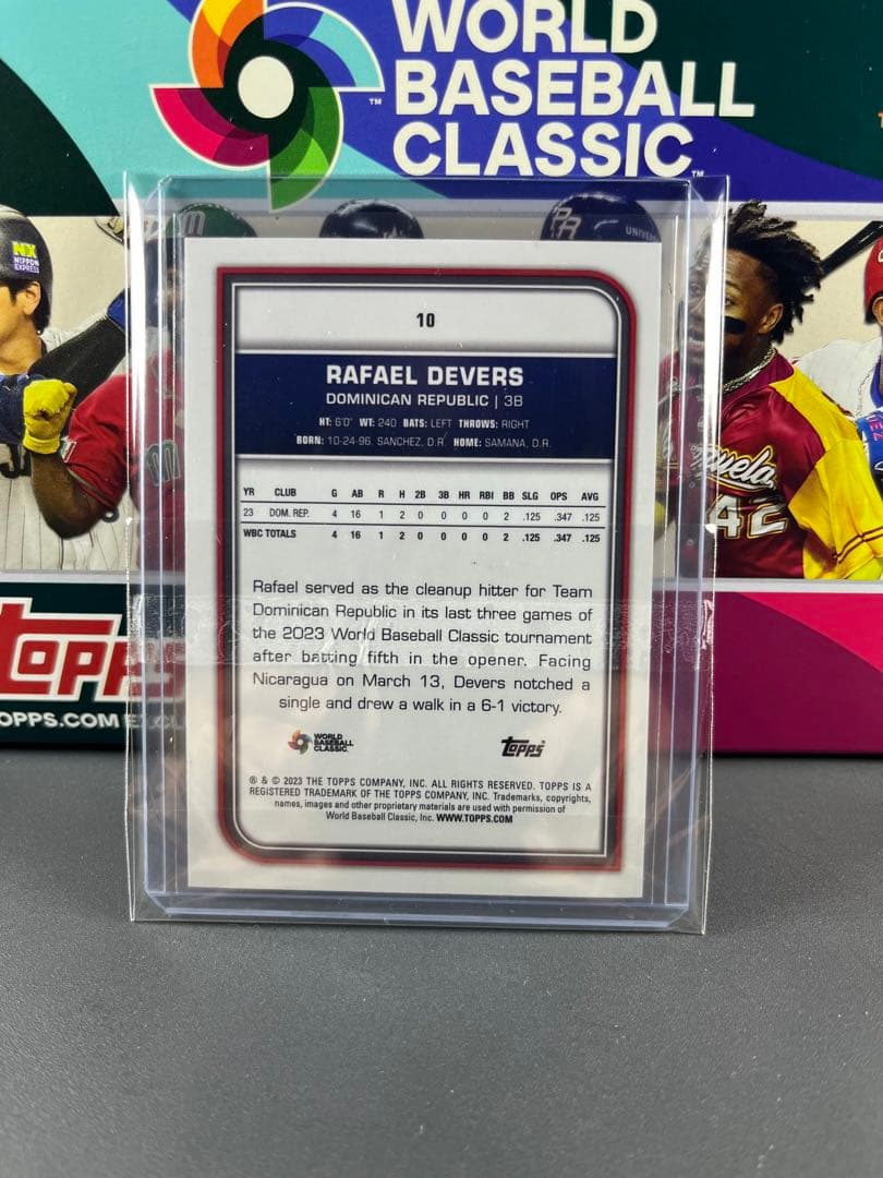 25枚限定 SSP Rafael Devers 2023 Topps WBC