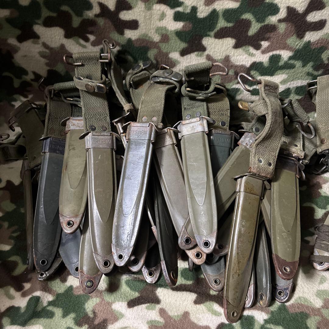 米軍 実物　ナム戦　US M8A1 M8 ケースのみ　74本セット