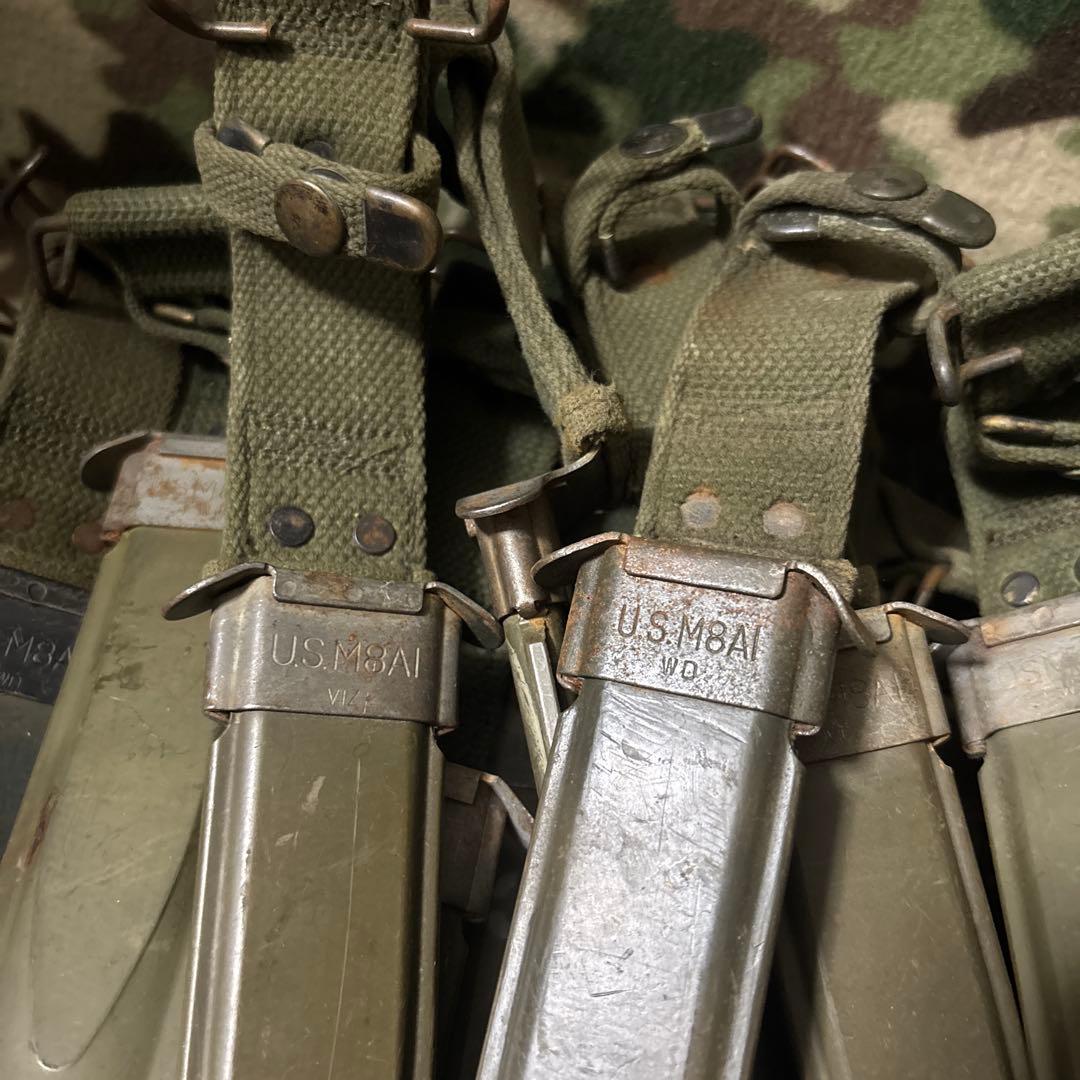 米軍 実物　ナム戦　US M8A1 M8 ケースのみ　74本セット