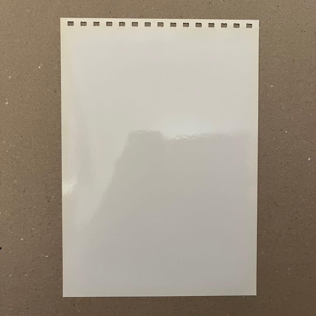 尾崎豊　卓上カレンダーカード　1992年4月