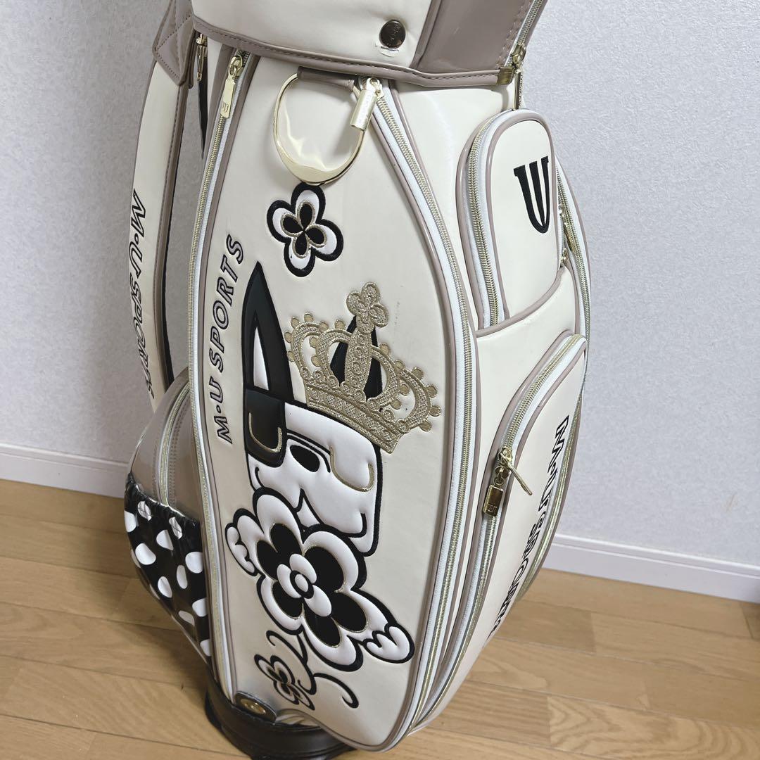 K123 M.USPORTS ミエコウエサコ お洒落 キャディバッグ