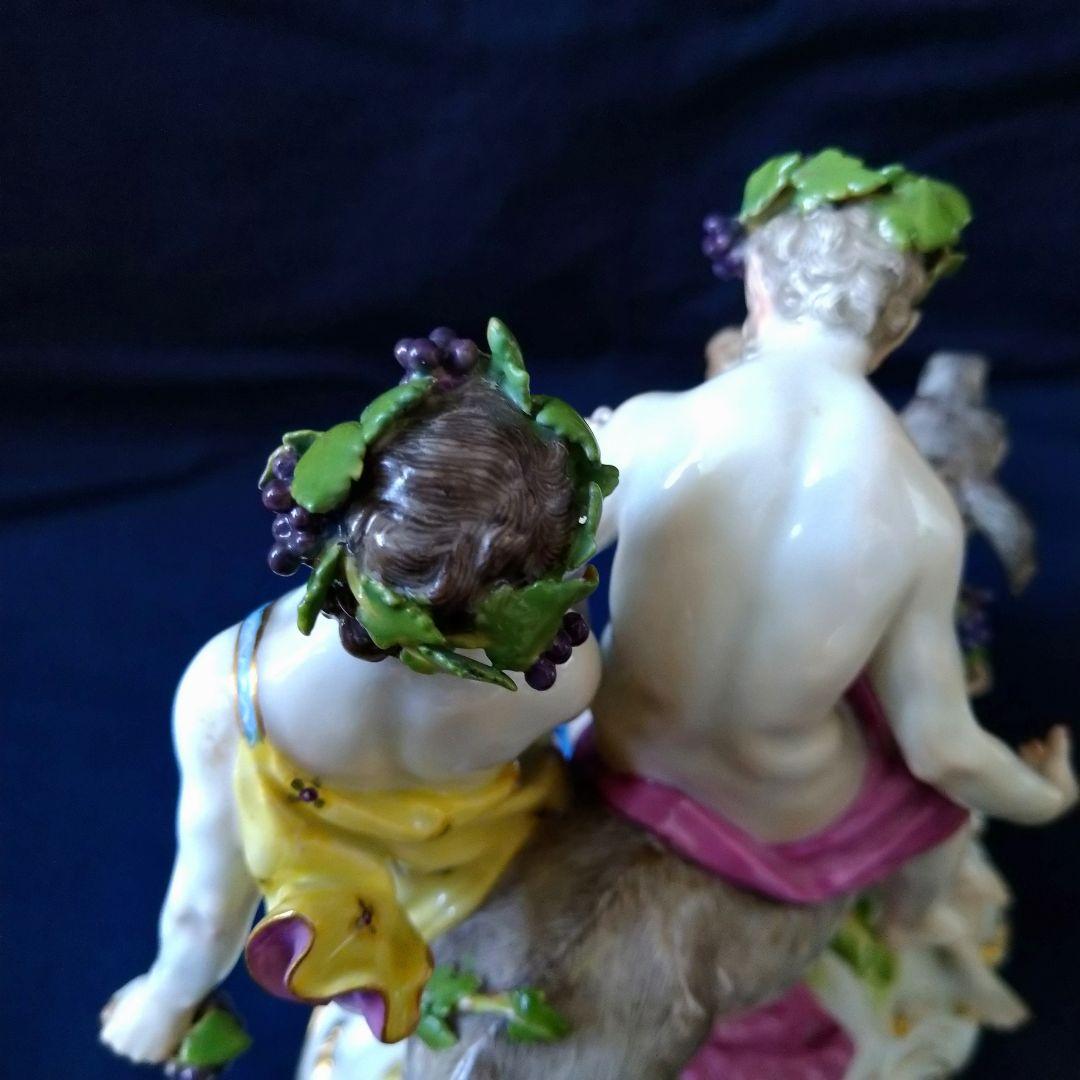 ✤1924年以前マイセン（Meissen）『ロバに乗るシレナス』