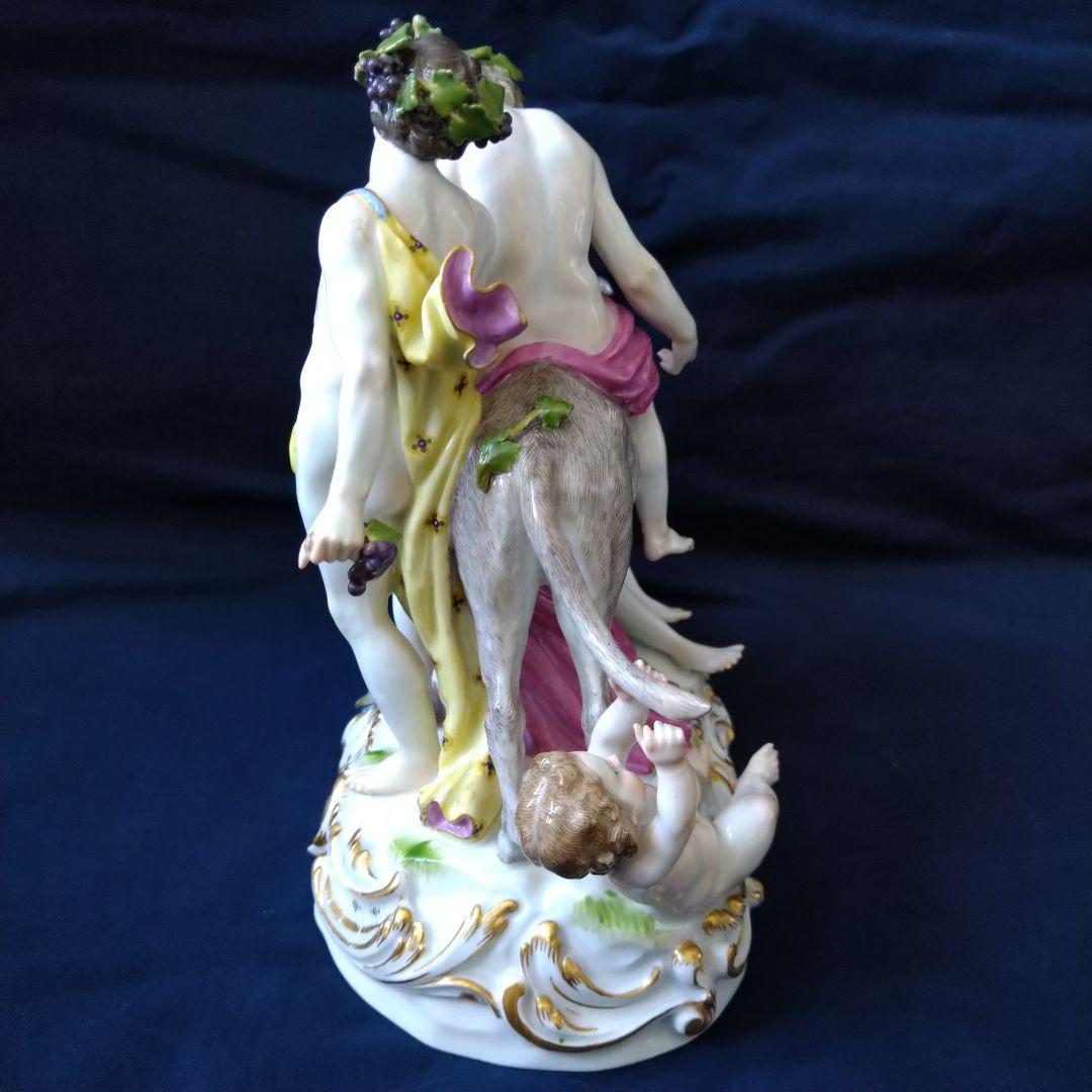 ✤1924年以前マイセン（Meissen）『ロバに乗るシレナス』