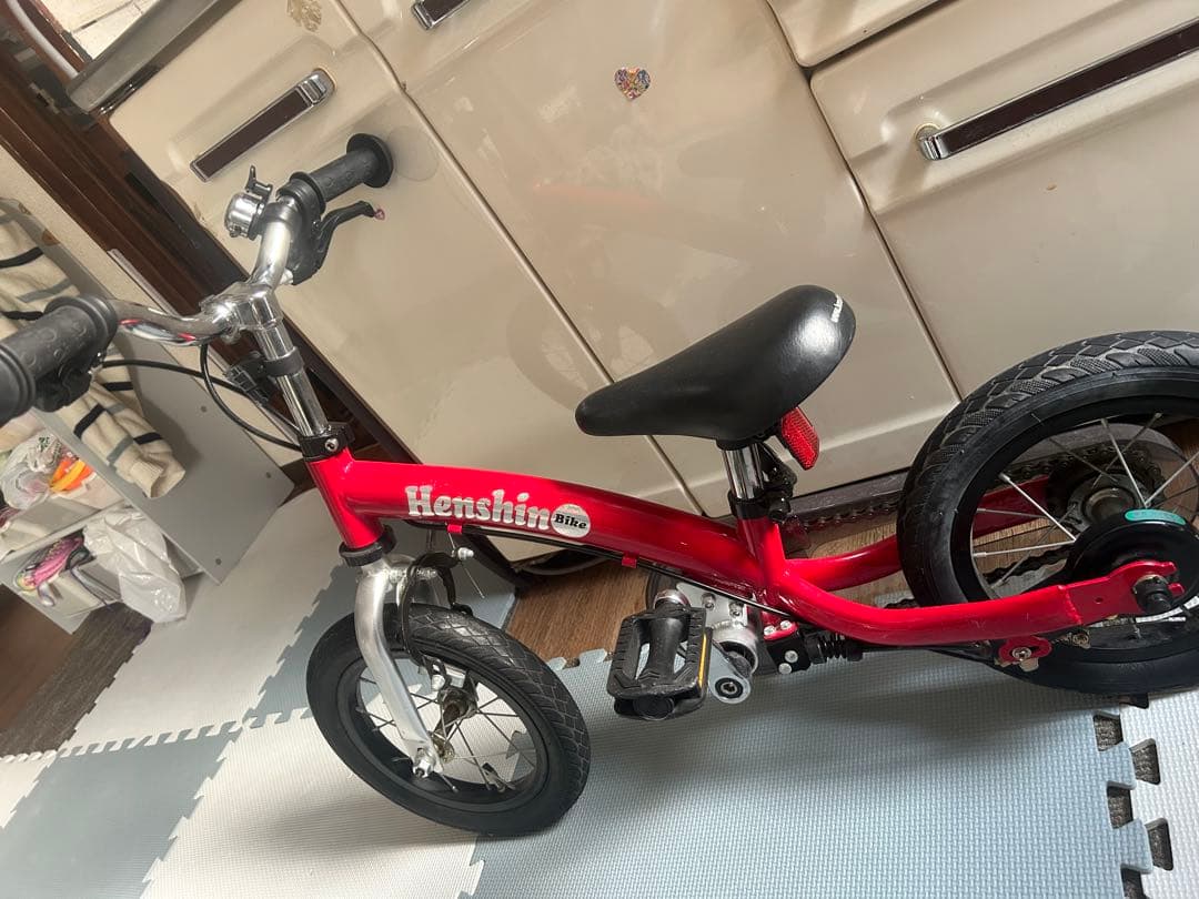 Henshin 幼児用自転車 12インチ 赤