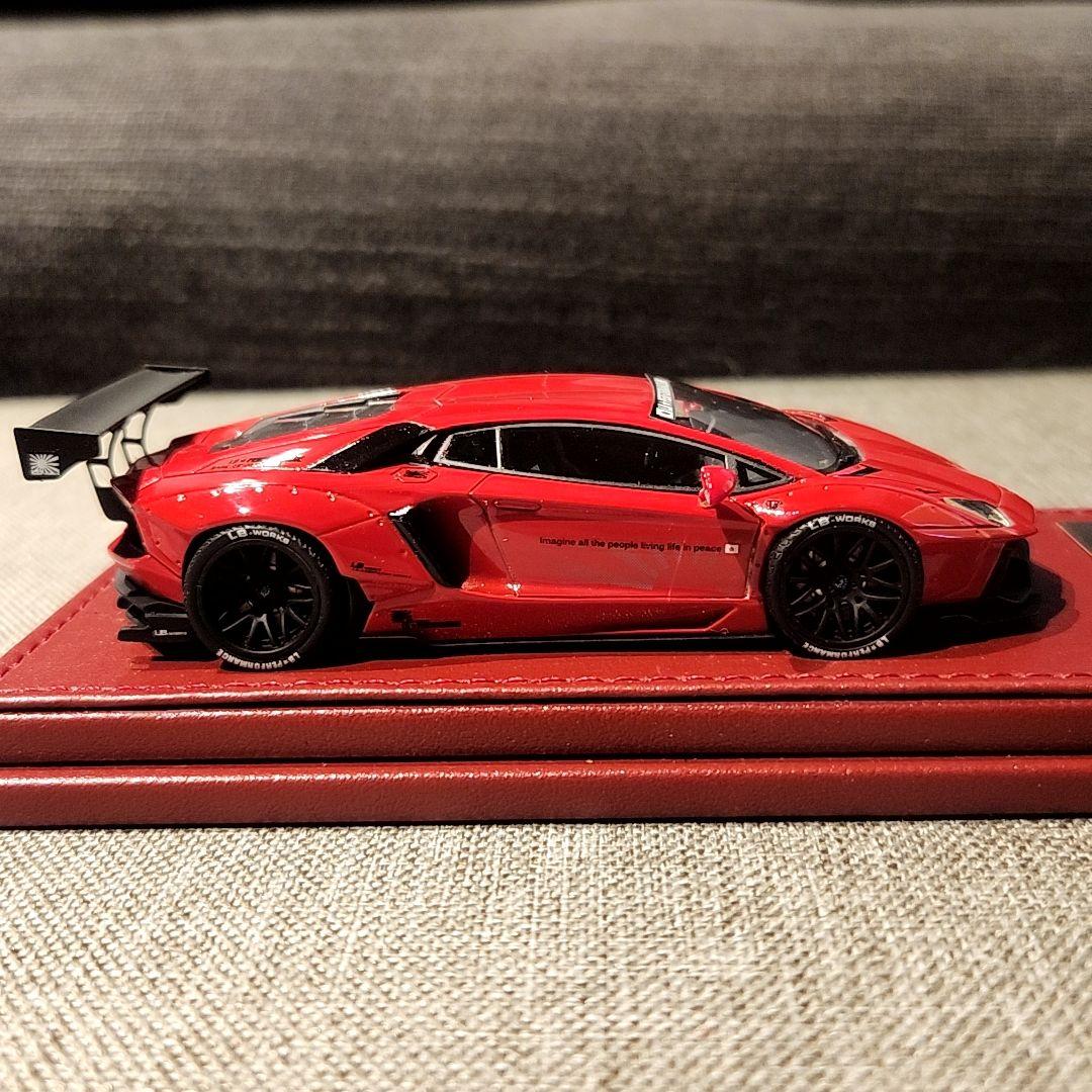 美品 LB☆WORKS LB-01L ランボルギーニ アヴェンタドール 1/43