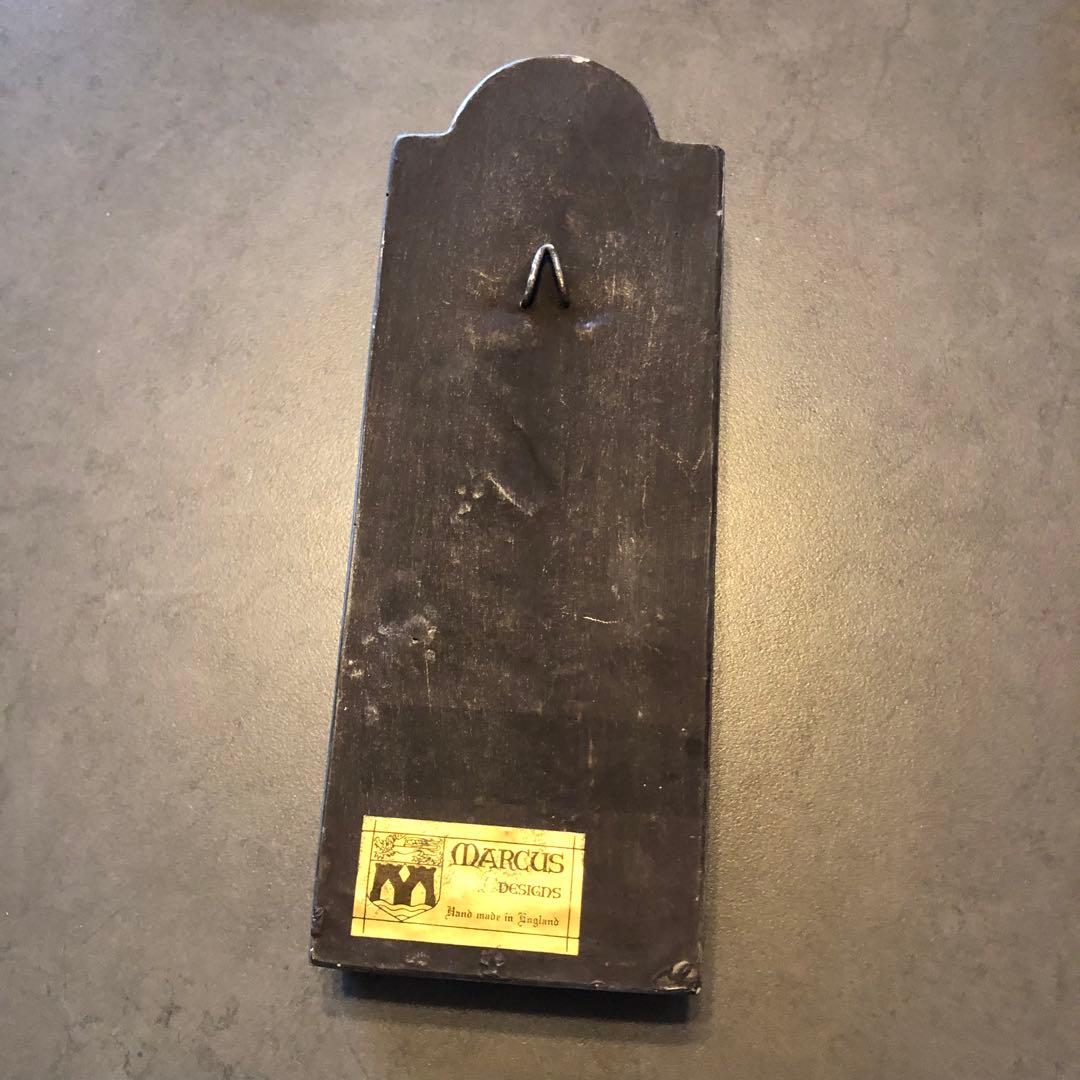 イギリスハンドメイドMarcus Designナイト騎士プラーク壁掛けビンテージ