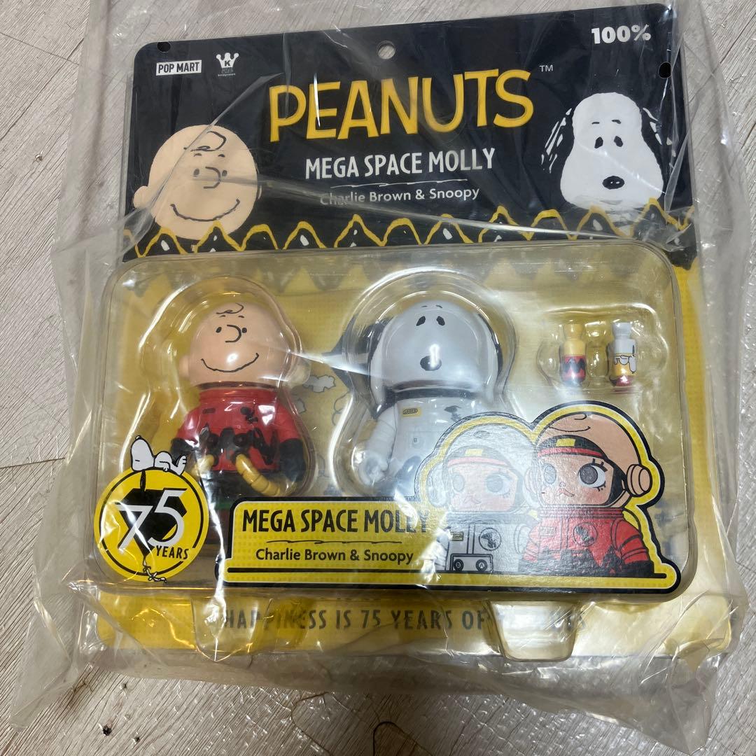 SNOOPY PEANUTS MEGA SPACE MOLLY 100% 限定