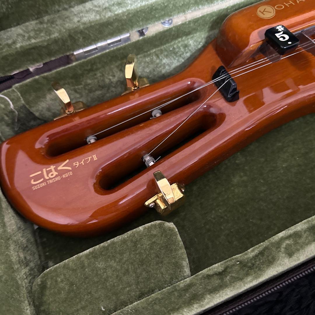 SUZUKI CHK-2 こはく II エレキ大正琴 弦楽器 ケース付属