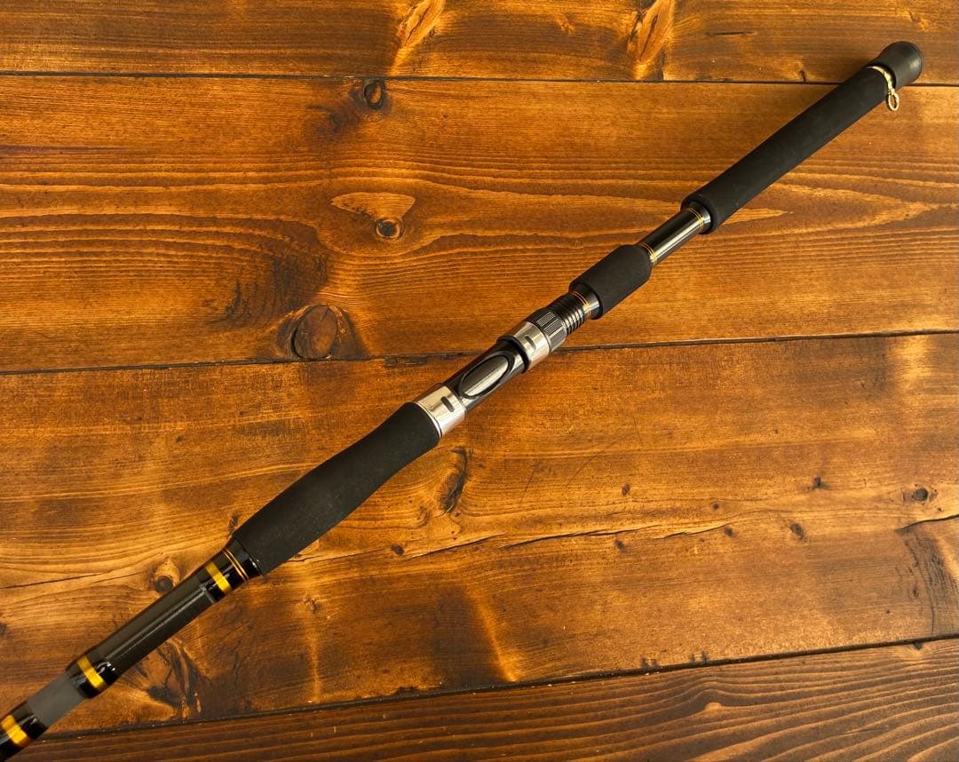 新品未使用　ジギングロッド　船釣り　3P パックロッド　スロージギング　ブラック
