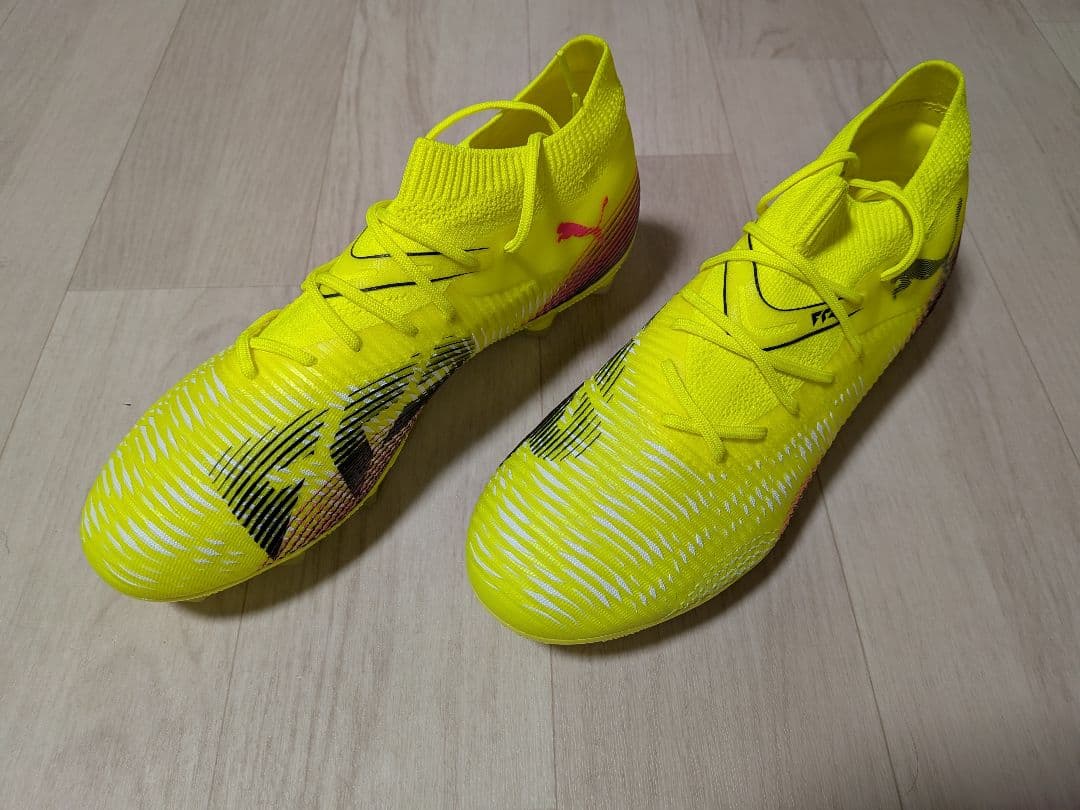 PUMA サッカーシューズ イエロー ハイカット 25cm 未使用