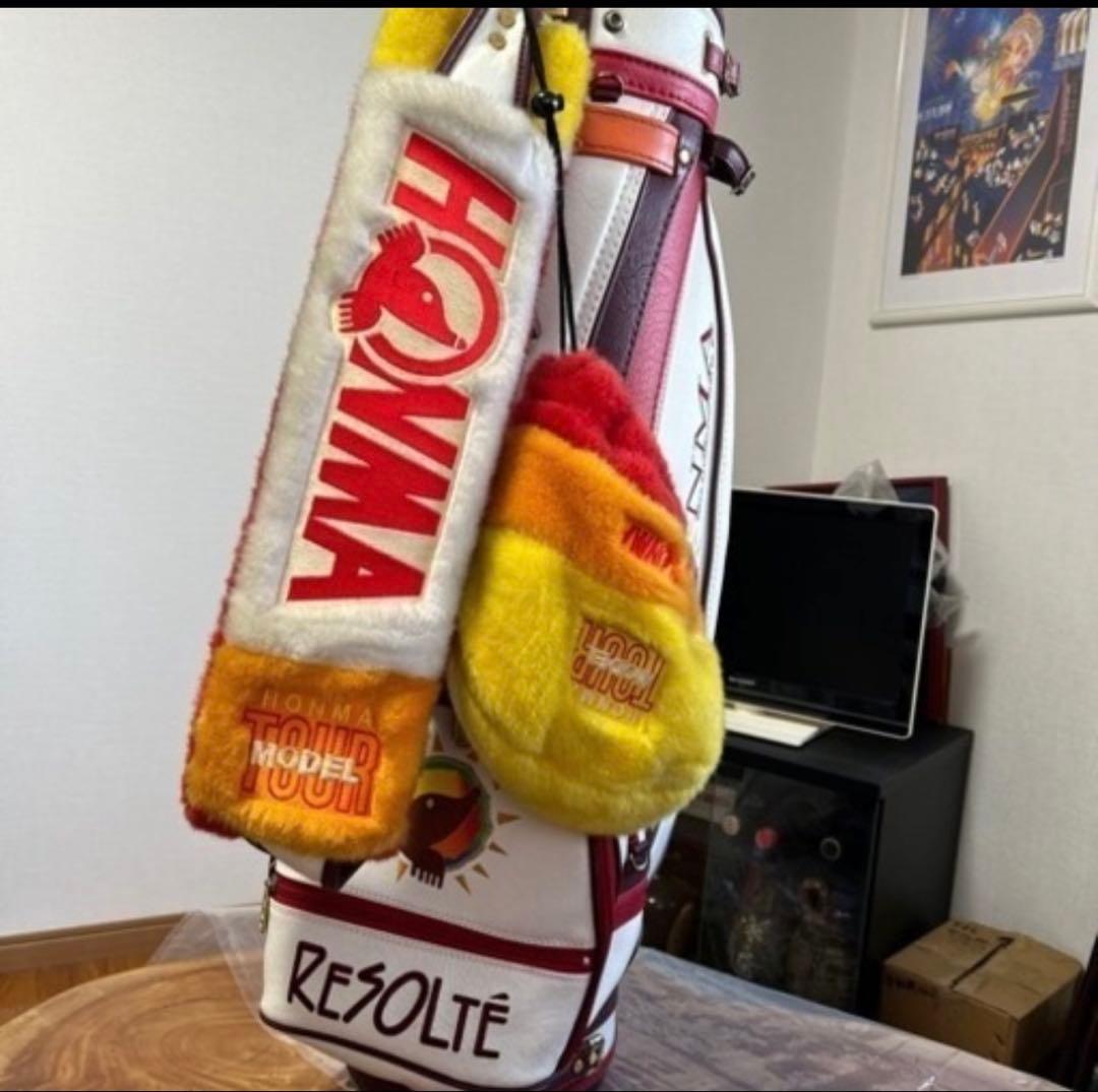 HONMA ゴルフバッグ・キャディバッグ ホワイト/レッド