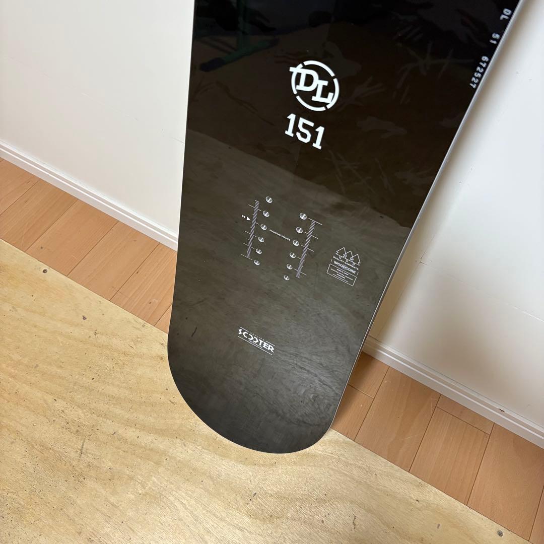 SCOOTER スノーボード 151 SCOOTER DAYLIFE カービング
