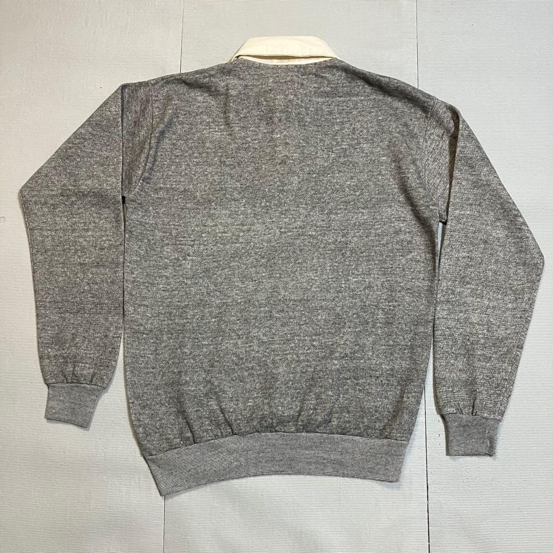 COLLEGE HOUSE USA製 70s〜80s ポケット付き ラガーシャツ