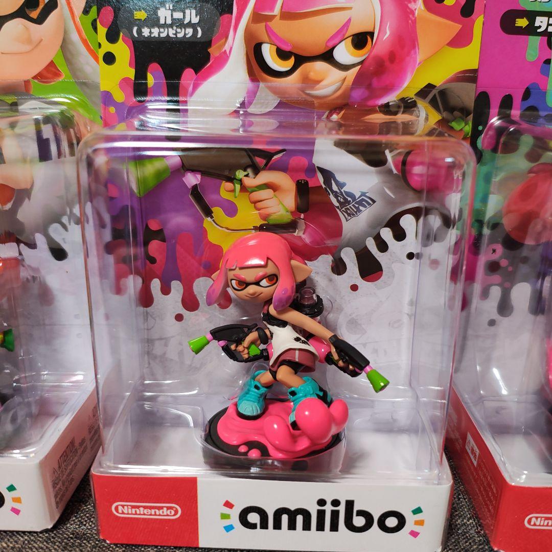 amiibo　アミーボ　スプラトゥーンシリーズ　4体セット！