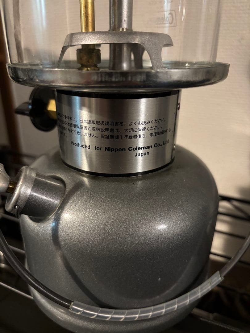 コールマン　Unleaded II ランタン シルバー　ケース付き