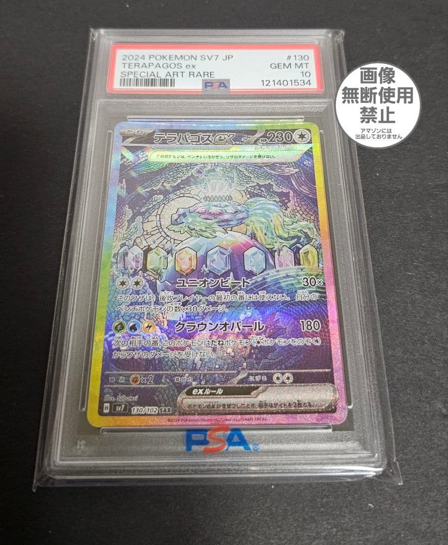 ポケモンカードゲーム　テラパゴスex　SAR　PSA10